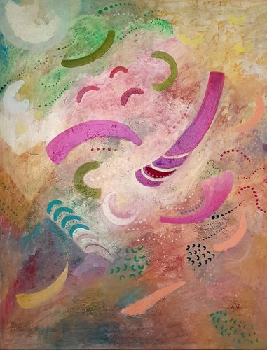 Antonella Lagana, Sogni Estivi, 1996, Acryl auf Leinwand bei Pamono kaufen