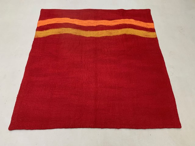 Turkish Felt Rug Vintage Turkish Felt Kilim Wall Rug for sale at Pamono