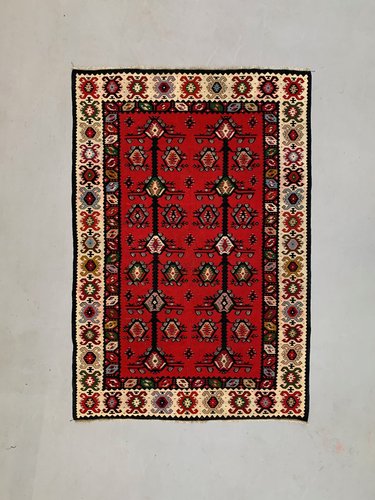 43×94 &quot;Pierrot” ViNTAGE TURKiSH RUG Vintage Turkish Kilim Rug for sale at Pamono