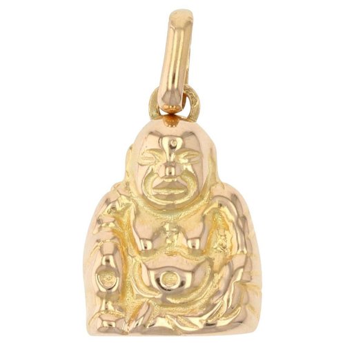 18 Karat Yellow Gold Buddha Charm 