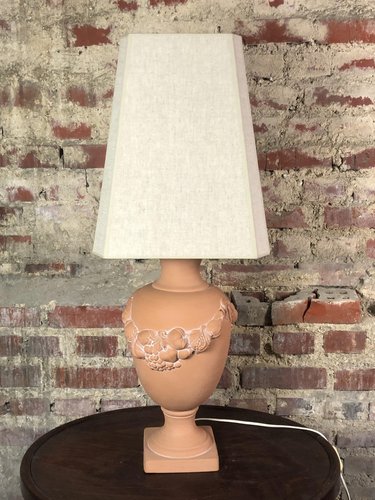 Vintage on sale terracotta lamp
