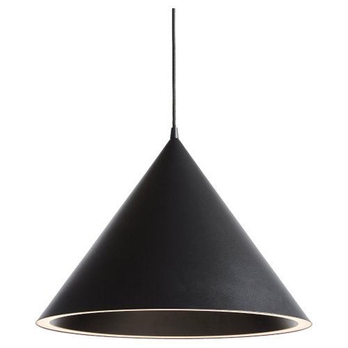 Large Black Annular Pendant Lamp from MSDS Studio for sale at Pamono