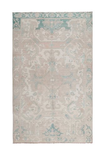 Vintage Turkish Faded Karapinar Rug for sale at Pamono