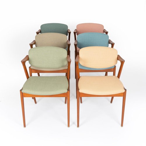 Vintage ZChairs by Kai Kristianen, Set of 6 for sale at Pamono