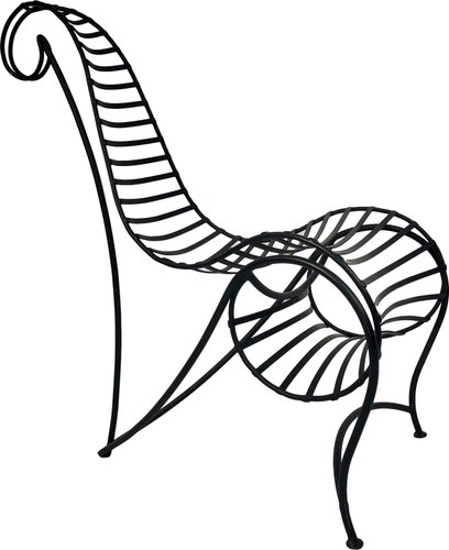 Spine Chair by André Dubreuil, 1986 for sale at Pamono