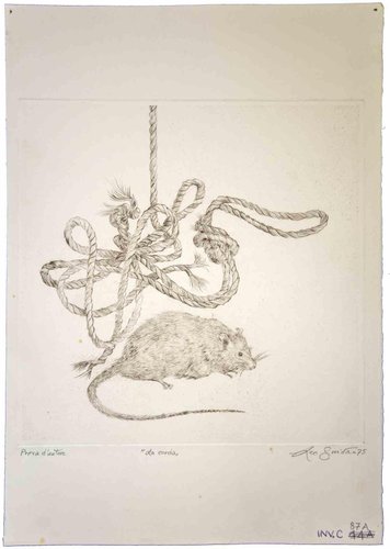 Leo Guida, The Rope, Original Etching, 1980s for sale at Pamono