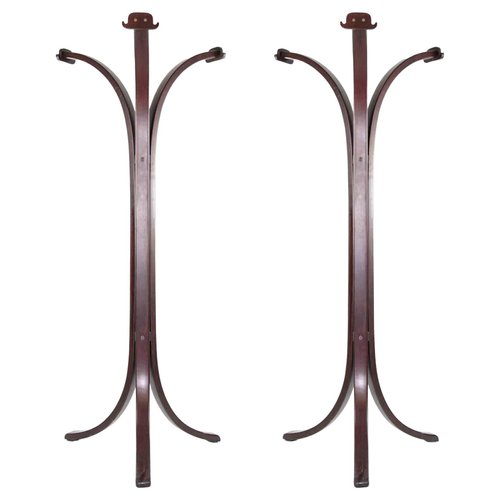 Steel Coat Stands, Italy, 1970s, Set of 2 for sale at Pamono