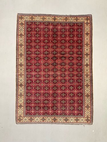Large Vintage Turkish Wool Tribal Rug for sale at Pamono