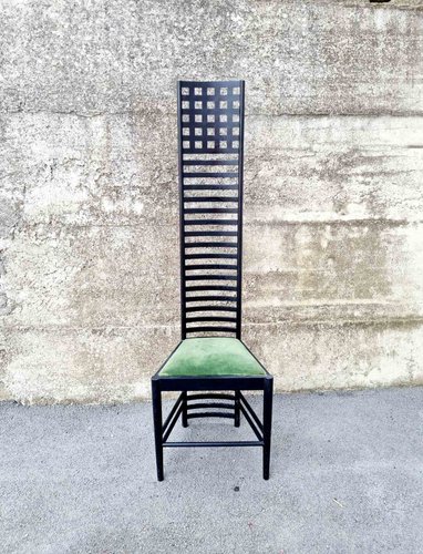 Hill House Chair by Charles Rennie Mackintosh for Cassina 1975
