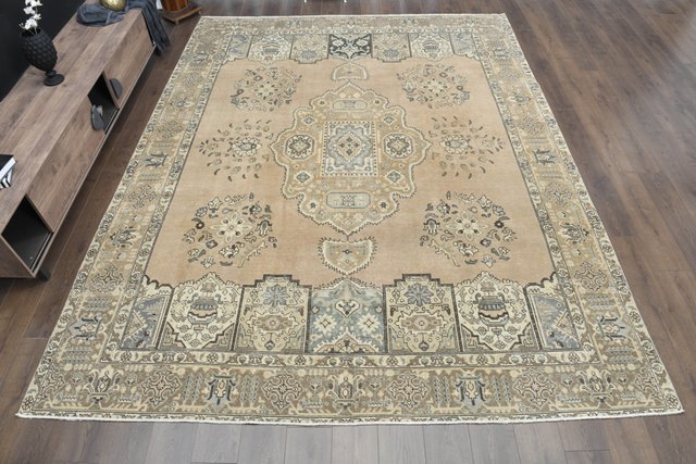 Turkish Faded Orange Area Rug for sale at Pamono