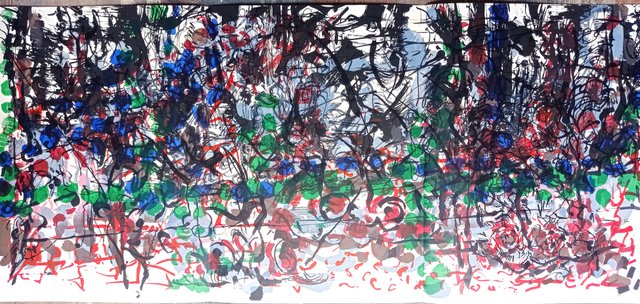 Derrière le Miroir Riopelle Jean-Paul Riopelle, Triptyque pour Derriere le Miroir, 1970