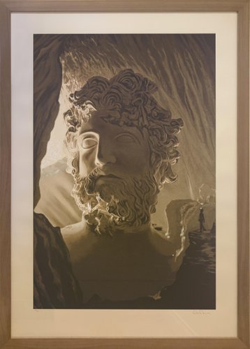 Daniel Arsham, Tropical Cave of Zeus, 2021, Silkscreen, Framed for