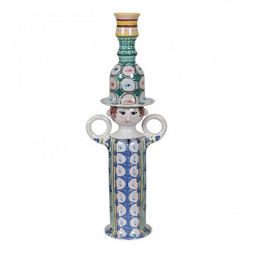 Candelabro Eva 9,5 cm, blu scuro