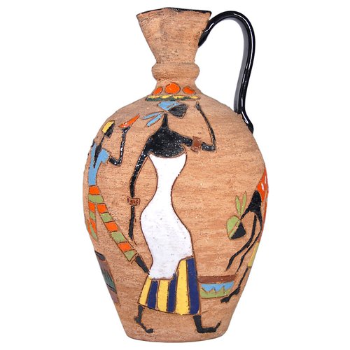 イタリア陶器　FRATELLI FANCIULLACCI　ミッドセンチュリー vaso-mid-century-in-ceramica-