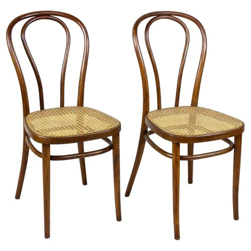 Set of Art Nouveau Bentwood Chairs No. 14, Austria, 1890s for sale