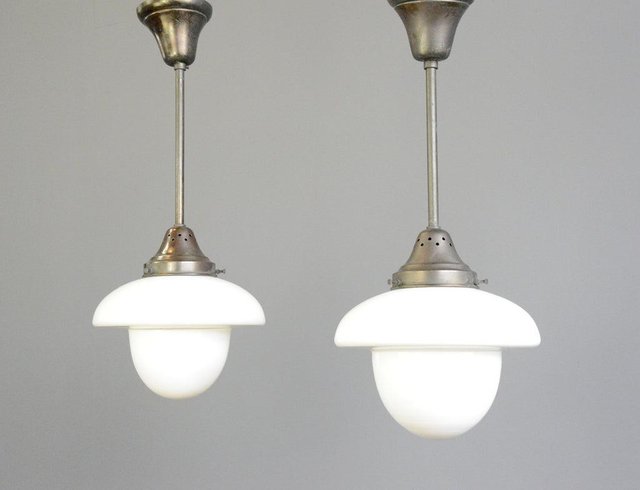 Schwedische Art Deco Hängelampen von Asea, 1920er, 2er Set bei Pamono ...