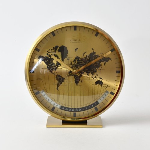 Vintage WorldTime Clock from Kienzle International, 1980s for sale at