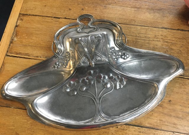 Antique Pen Tray with Inkwell from WMF, 1890s for sale at Pamono