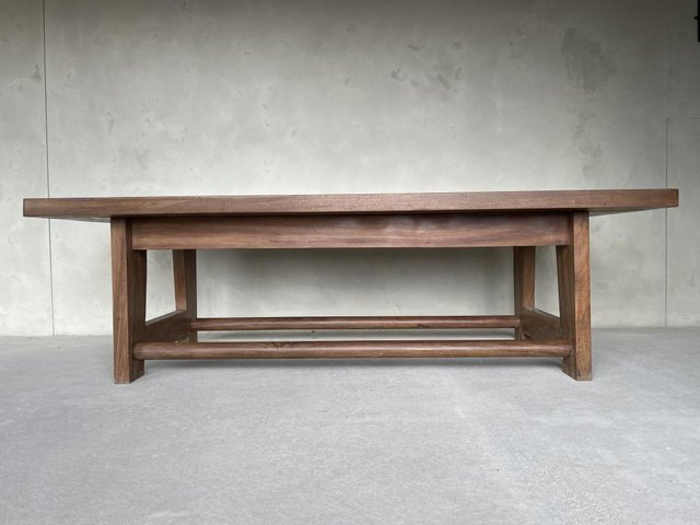 French Mahogany Table 1950s for sale at Pamono