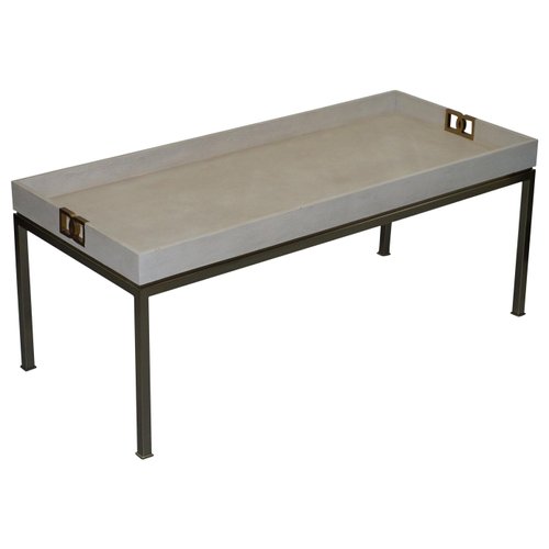 Salon Coffee Table with Chrome Finish by Paolo Moschino for