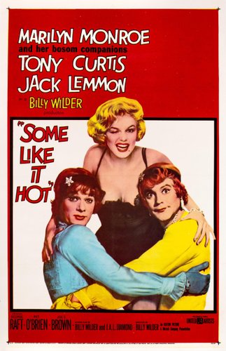 Some Like It Hot Original Vintage Movie Poster, American, 1959 for