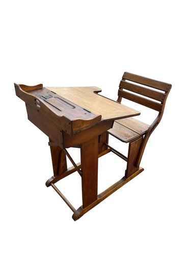Antique Children's Writing Desk, 1940s for sale at Pamono