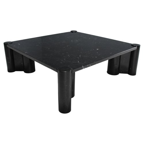 Gae Aulenti, table basse et classique design 'Jumbo' en marbre Marquina
