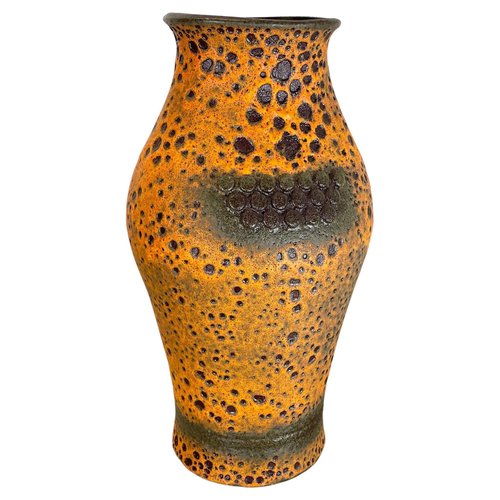 Fat Lava Ceramic Vase Robot by Heinz Siery Carstens