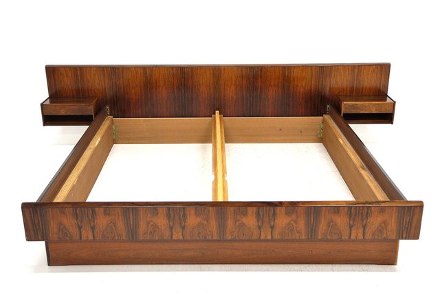 Frame and Headboard in Rosewood from Sannemanns M belfabrik K S