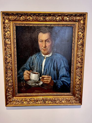 Le fumeur de pipe, 20th Century, Oil on Panel, Framed for sale at Pamono