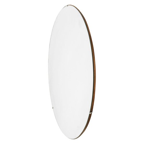 from Sweden＊Vintage mirror・* Round Mirror, Sweden, 1940s for sale at Pamono