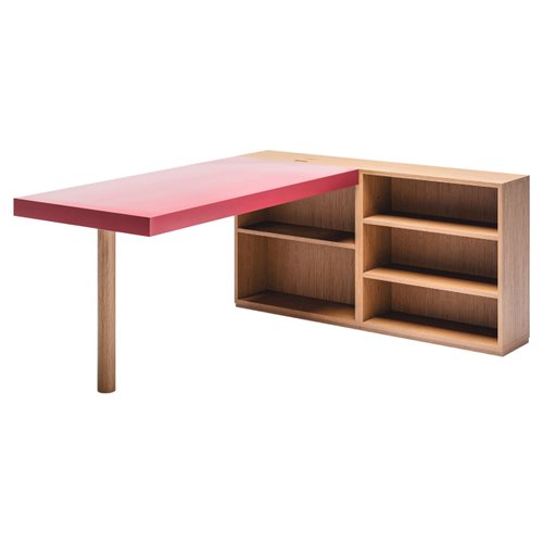 LC16 Writing Desk with Shelves by Le Corbusier for Cassina for sale at Pamono