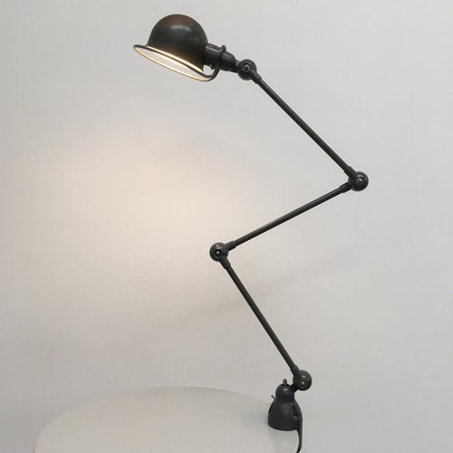Vintage Industrial Desk Lamp by Jean-Louis Domecq for Jieldé, 1950s