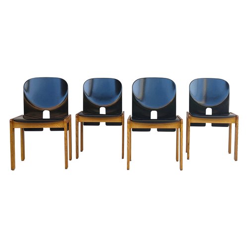 Model 121 Chairs by Afra & Tobia Scarpa for Cassina, Italy, 1960s