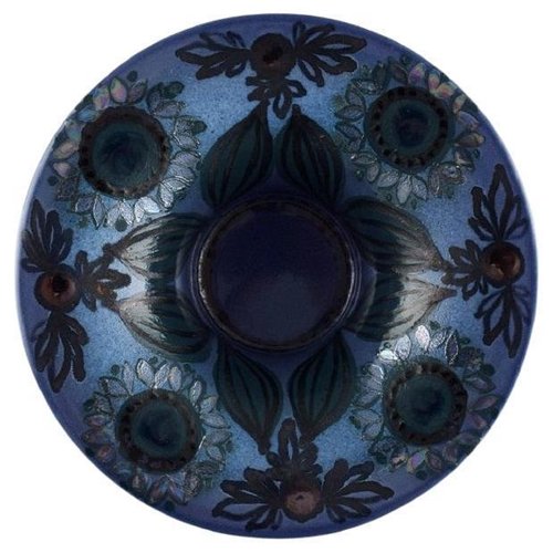 Bowl in Glazed Ceramic by Hilkka-Liisa Ahola for Arabia, 1960s for