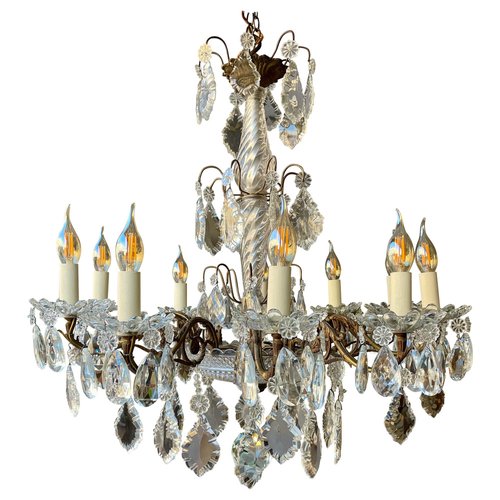 250 Fermoirs En Laiton Antique Avec Strass - Pour Guirlandes Cristal Et Chutes De Lustre