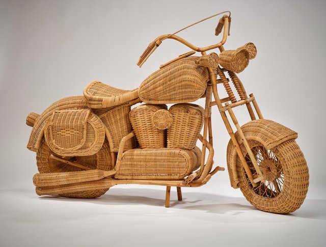 Vintage Wicker Harley from Habitat, 1980 for sale at Pamono
