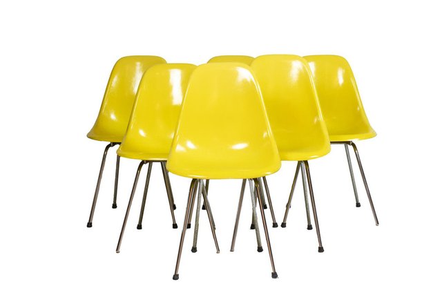 Desk Chairs by Charles & Ray Eames for Herman Miller, 1960s, Set Desk Chairs by Charles & Ray Eames for Herman Miller, 1960s, Set