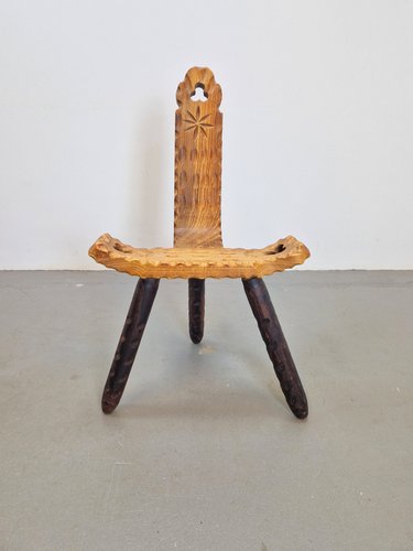 Wooden tripod stool shop