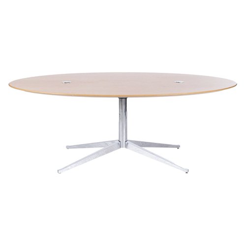 Large Oval Table by Florence Knoll, 1961 for sale at Pamono