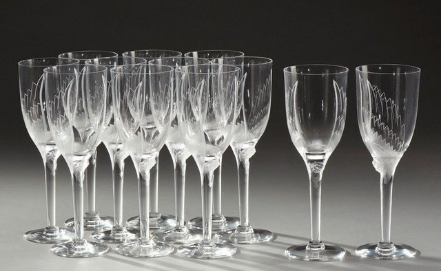 es De Champagne 　サックス　クリスタルガラス Royales De Champagne サックス クリスタルガラス