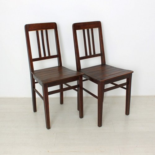 Vintage Wooden Chairs 1920s Set Of 2 For At Pamono Vintage Wooden Chairs 1920s Set Of 2