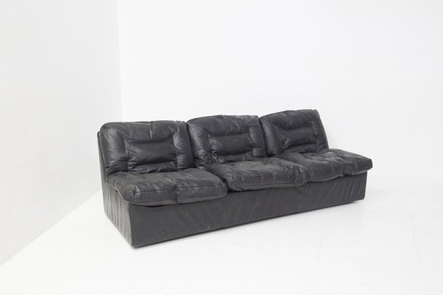 Canapé 3 Places Moderne en Laine, Italie, 1950s en vente sur