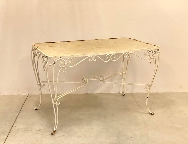 Gartentisch aus Eisen, 1960er bei Pamono kaufen