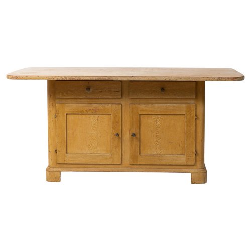 Antique Swedish Pine Sideboard for sale at Pamono
