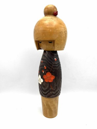 Poupées Japonaises Kokeshi Sosaki – Artisanales Années 1950 – Bois Peint Main – P86