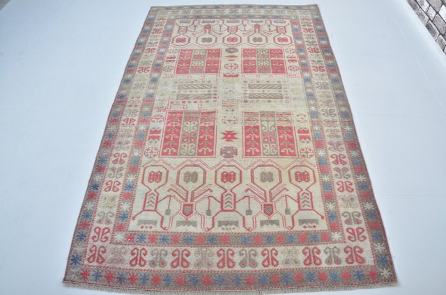 Turkish Rustic Woven Rug for sale at Pamono