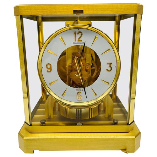 Atmos Jaeger Le Coultre Cal. 528 Fireplace Clock by Aeg for sale at Pamono
