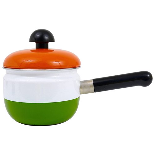 Emaillierter Topf mit Deckel Carl Auböck zugeschrieben für Riess ...