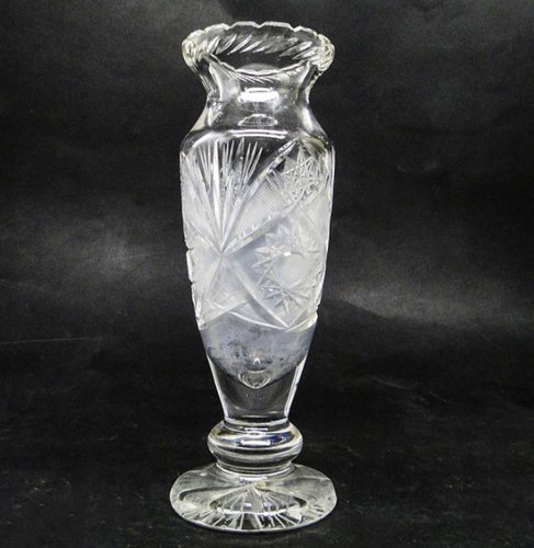 Art Deco Vase von Sudety Glassworks, Polen, 1970er bei Pamono kaufen